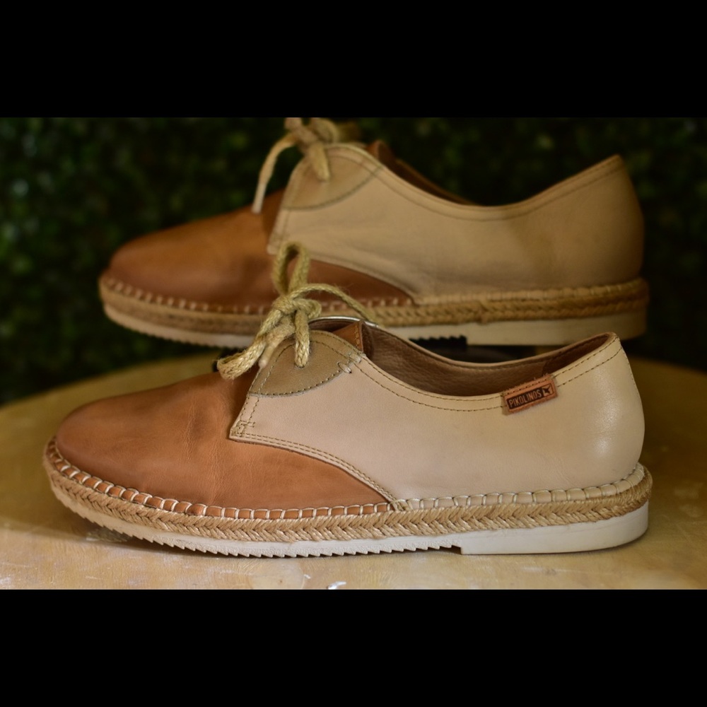 SOLD Sandy Multi tone Pikolinos Laced Loafers